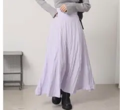 タグ付き ロングスカート