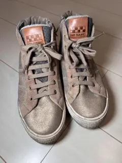 NO NAME ブラウン ハイカットスニーカー