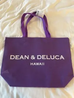 2025新色！ディーンアンドデルーカ メッシュバッグ パープル 紫 L