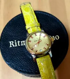 リトモラティーノ　腕時計　カラシ　箱付き