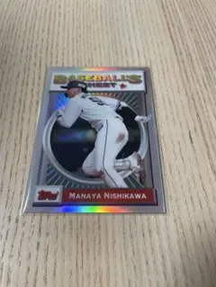 2025 Topps NPB Finest 西川愛也　インサート