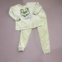 Pokémon ニャオハ ルームウェア 上下セット ライトグリーンのサムネイル