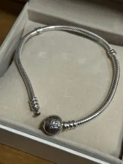 PANDORA ブレスレット 青と緑 シルバー - メルカリ