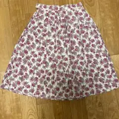OZOC⭐︎フラワープリント⭐︎フレアスカート⭐︎38サイズ