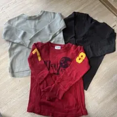 子供　ロンT 3点セット　110&120