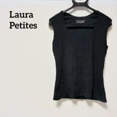 Laura Petites 【P/S】ブラック ノースリーブトップス レディース