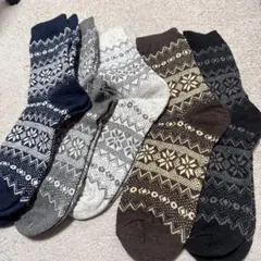 メンズソックス 厚手 5足セット メンズ靴下 まとめ売り