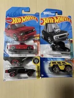 Hot Wheels ミニカー 4台セット 未開封