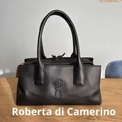 横長バック　ロベルタ　Roberta di Camerino ハンドバッグ 黒