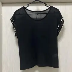 ＊美品＊ rienda リエンダ パールカットソー　匿名配送のサムネイル