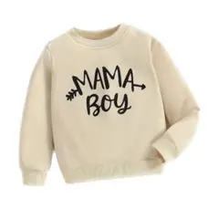 新品未使用　トレーナー　ベビー　キッズ　男の子　クリーム色　90cm トップス