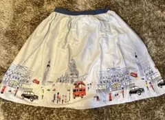 Cath Kidston ロンドン柄 フレアスカート Sサイズのサムネイル