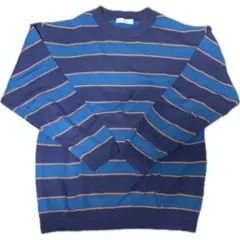 SENSE OF PLACE Knit stripe navyのサムネイル