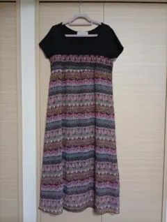 ワンピース OLIVE des OLIVE 夏服 レディース 半袖 レトロ