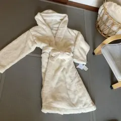 GELATO PIQUE フード付きバスローブ アイボリー