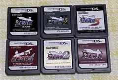 ニンテンドーDS ソフト 逆転裁判1234 逆転検事12 6点セット まとめて