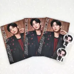 匿名配送☆SnowMan 目黒蓮 すのぷくシール ・じゃんけんカードセット