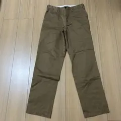 UNIQLO レギュラーフィットチノ 73cm ブラウン 裾直しあり股下76cm