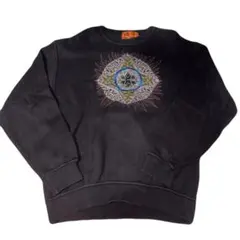 Mr. Junko 刺繍デザイン ブラック スウェット