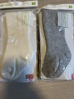 【まとめ売り】UNIQLO ベビー靴下 80サイズ 2足セット
