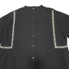 お値下げSEASONREASON LLの方も クロスステッチ刺繍七分袖チュニック