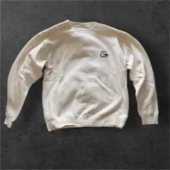 【ほぼ美品‼️激安‼️】QUIKSILVER ホワイト スウェット Lサイズ