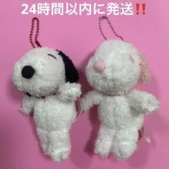 【新品】スヌーピー　ぬいぐるみマスコット　キーホルダー　キーチャーム　ピーナッツ