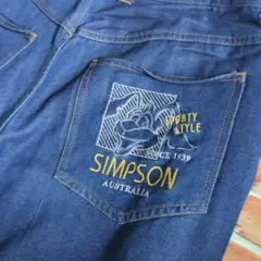 SIMPSON SPORTS CASUAL/リラックス ソフトデニムパンツ 36