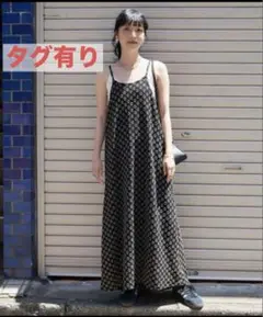 タグあり　FREAK’S STORE フラワーストレッチレースキャミワンピース