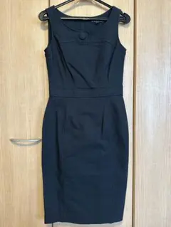 Brooks Brothers ブラックノースリーブワンピース サイズ2