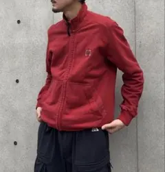 激レア　STONE ISLAND ジップアップスウェット レッドのサムネイル