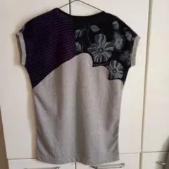 ビジュー付きノースリーブチュニック