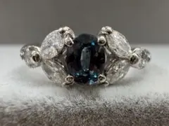 アレキサンドライト0.35ct /ダイヤモンド0.53ctプラチナリング - メルカリ