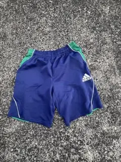 ジ*ド様 adidas ネイビー グリーン ハーフパンツ M