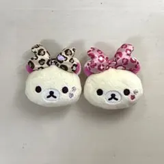コリラックマいっぱいシリーズ ぬいぐるみバッジ ヒョウ柄 ギャル セット