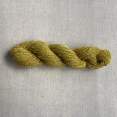 手紡ぎ糸　双糸　39g マスタード