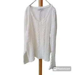 Growth by Grail 【L】ケーブルニットセーター USED 古着