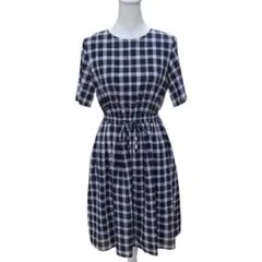 DAKS LONDON チェックワンピース 半袖 コットン100% サイズ40 - メルカリ