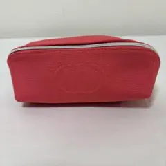 【美品 】Dior ディオール ポーチ コーラルピンク CDロゴ キャンバス