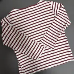 ワークマン サーバーバスク ボーダー ボートネック 長袖