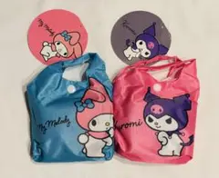 ［新品未使用タグ付き］マイメロ×クロミ　エコバッグ2点セット