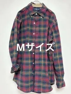 ★美品★Ralph Lauren チェック柄長袖シャツラルフローレンMsize
