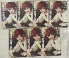 り*)様 あんスタ アニカフェ イースター バースデーブロマイド 朱桜司 7枚