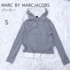 マークバイマークジェイコブス パーカー フーディー グレー コットン 長袖 S