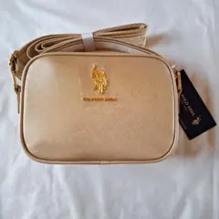U.S. POLO ASSN.　 ショルダーバッグ 　ゴールドのサムネイル