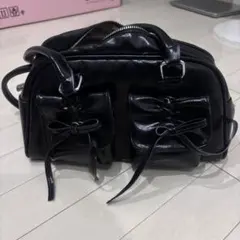LiLiy バッグ 黒レザーバッグ