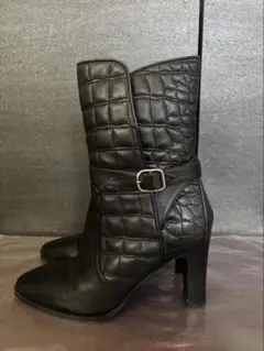 エルメス　レザー　ショートブーツ　36 1/2のサムネイル