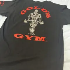 GOLD'S GYM バックプリント Tシャツ ブラックレッドのサムネイル