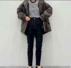 【美品】グローバルワーク高山直子コラボEiiS ストレッチデニムスキニーS