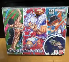 新品シュリンク付き英語版ワンピースカード Learn Together Deck